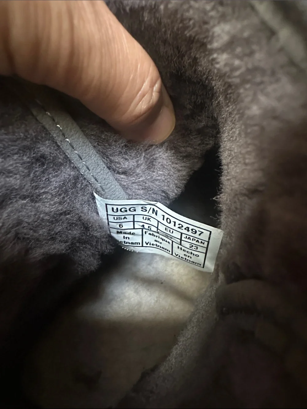 UGG Grey Kristin Boots